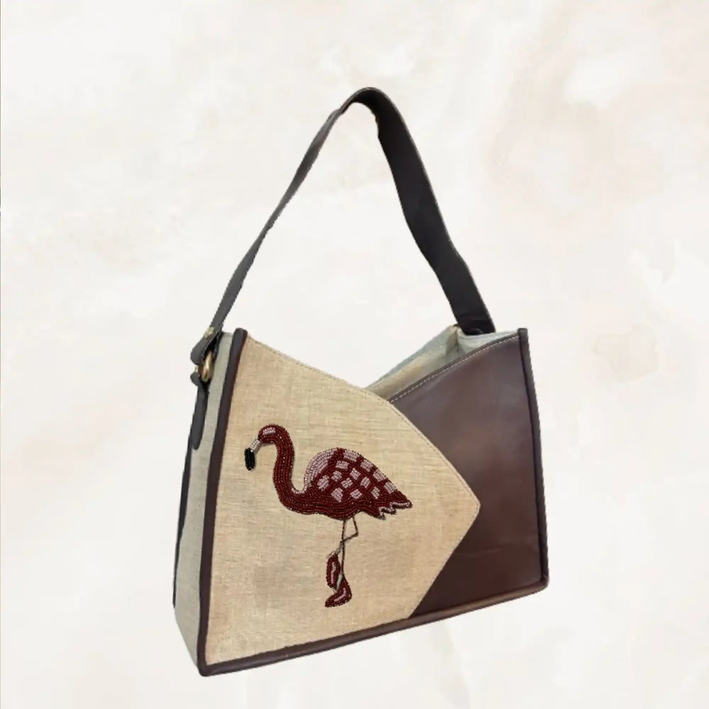 DUAL PANEL SHOULDER BAG