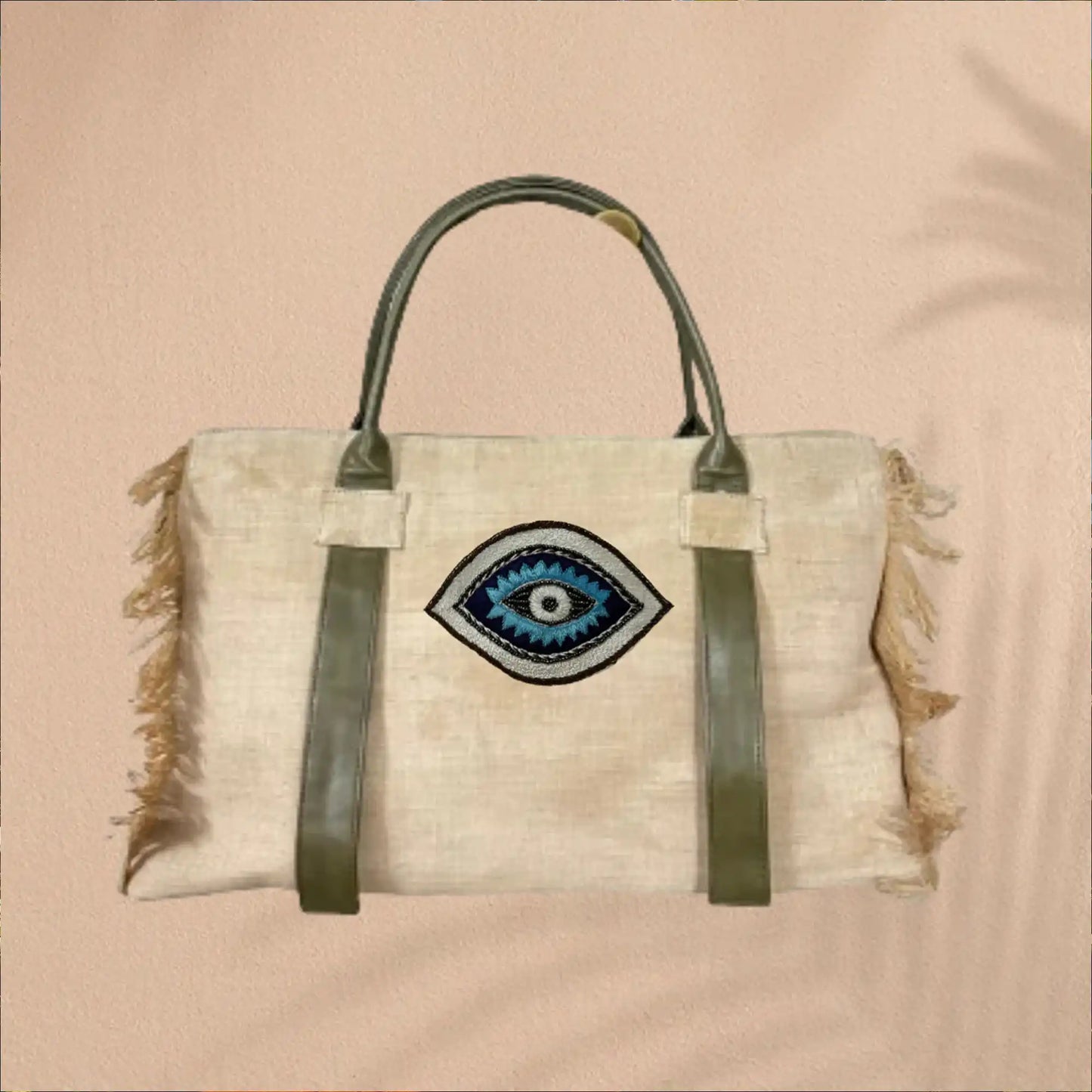 THE OLIVE FRINGE TOTE