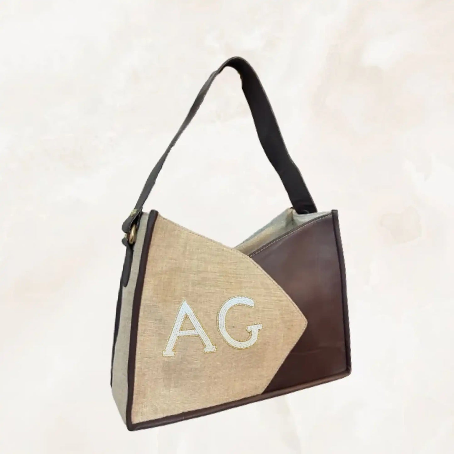 DUAL PANEL SHOULDER BAG