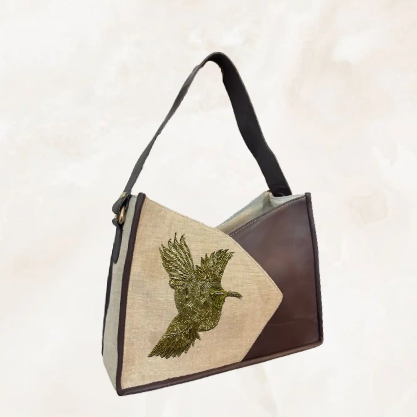 DUAL PANEL SHOULDER BAG