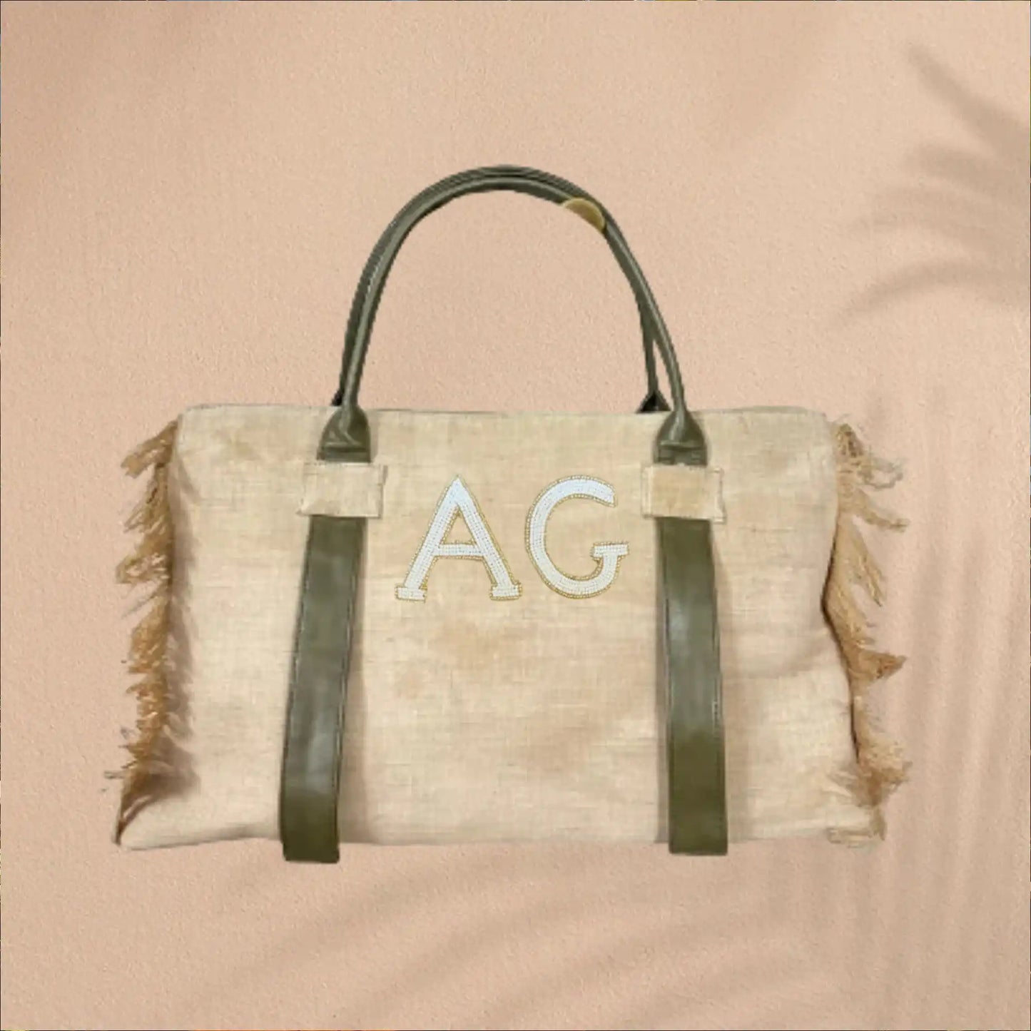 THE OLIVE FRINGE TOTE