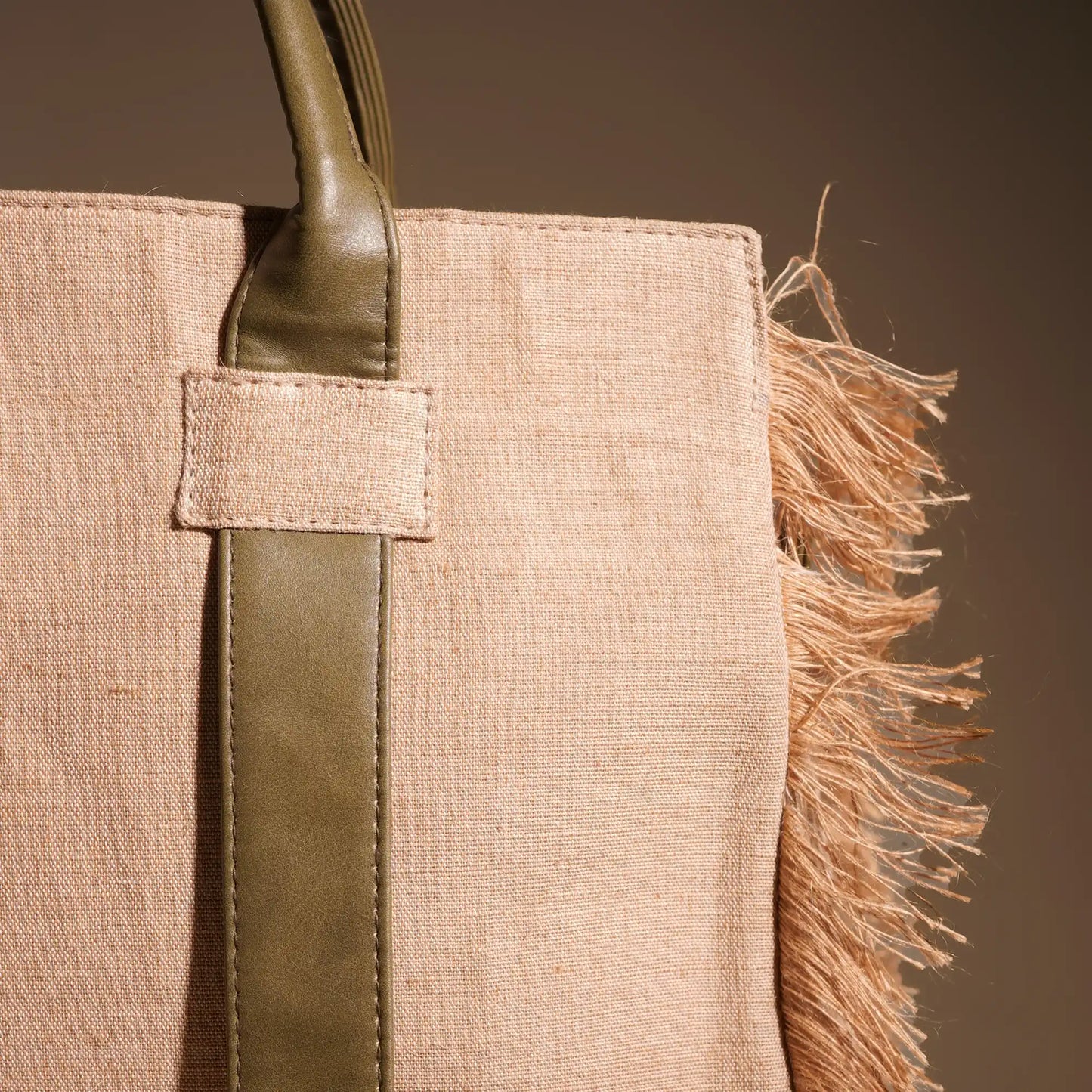 THE OLIVE FRINGE TOTE