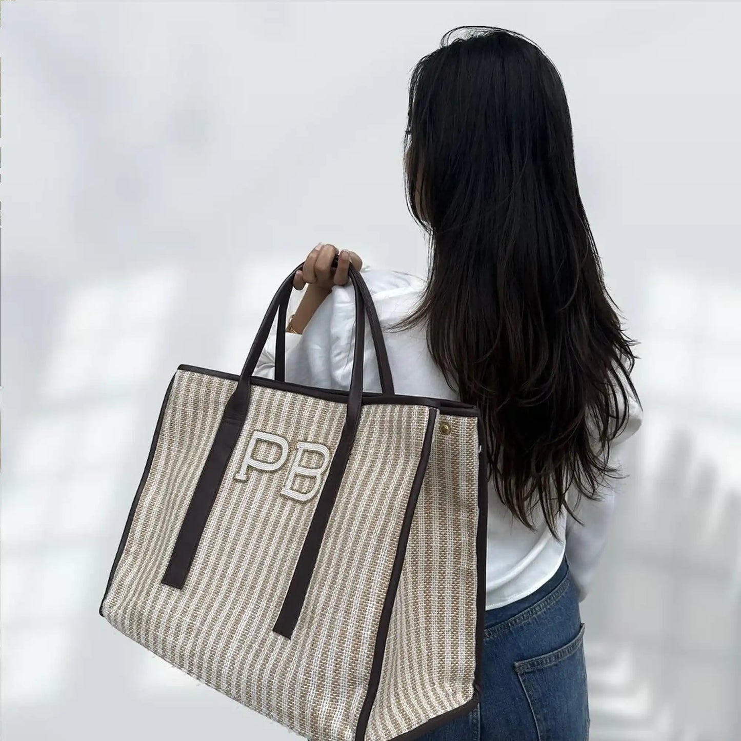 THE BIG BROWN TOTE