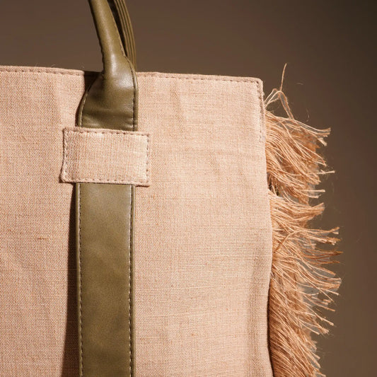 THE OLIVE FRINGE TOTE