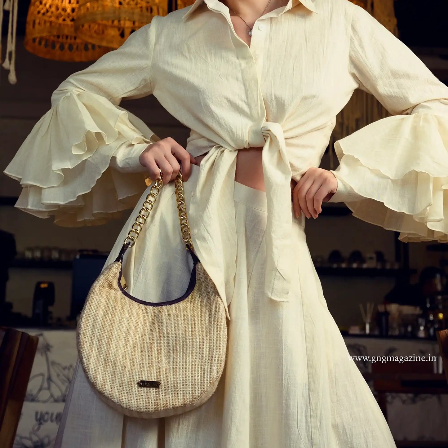 CRESCENT SHOULDER BAG