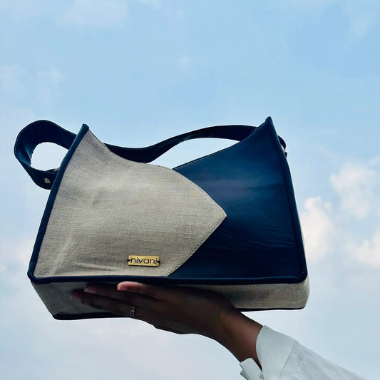 DUAL PANEL SHOULDER BAG